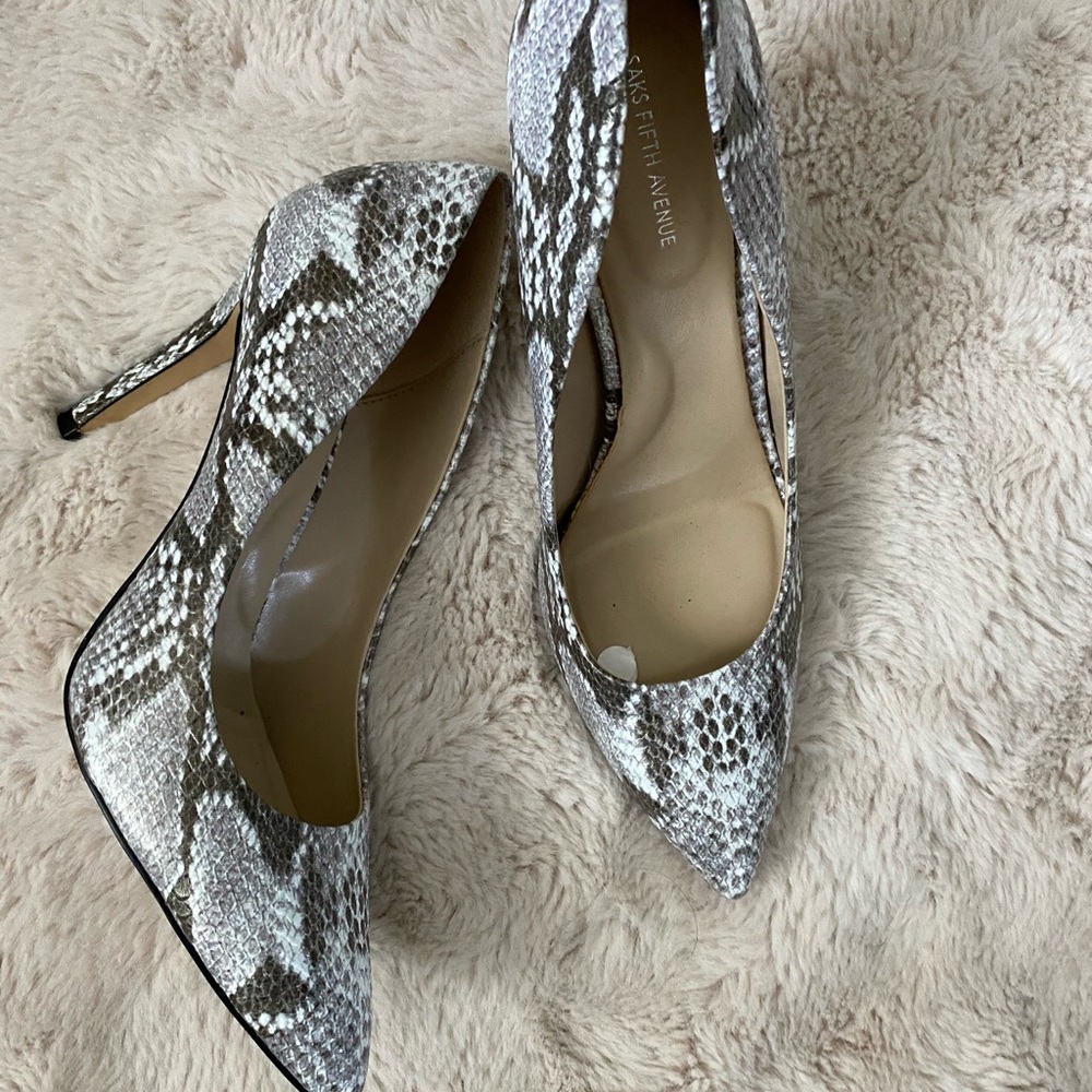 Snake Skin Heels